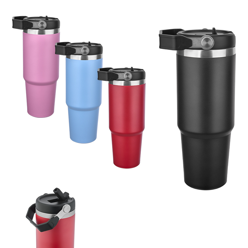 Ucuz Toptan Promosyon 5342 Mavi Çelik Termos / 900 ml Modeli - 4
