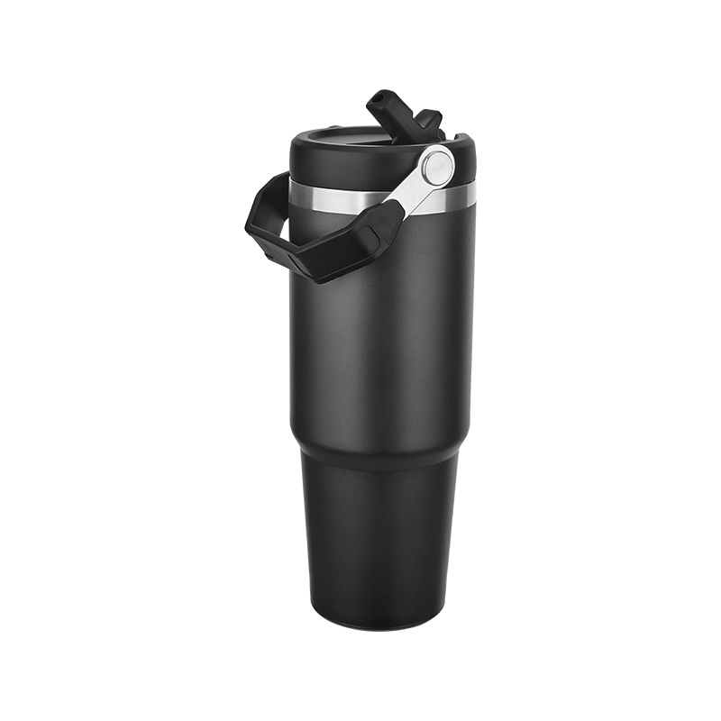 Ucuz Toptan Promosyon 5342 Siyah Çelik Termos / 900 ml Modeli - 2