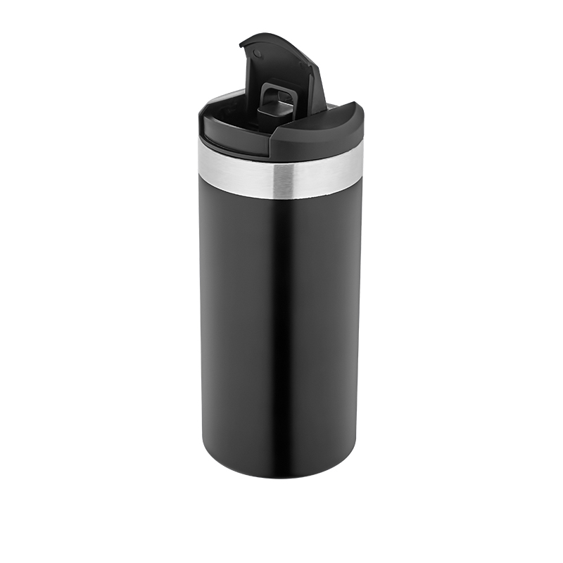 Ucuz Toptan Promosyon 5344 Siyah Çelik Termos / 350 ml Modeli - 5