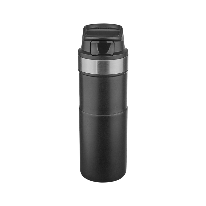 Ucuz Toptan Promosyon 5347 Siyah Çelik Termos / 400 ml Modeli - 7