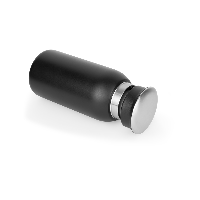Ucuz Toptan Promosyon 5348 Siyah Çelik Termos / 350 ml Modeli - 3