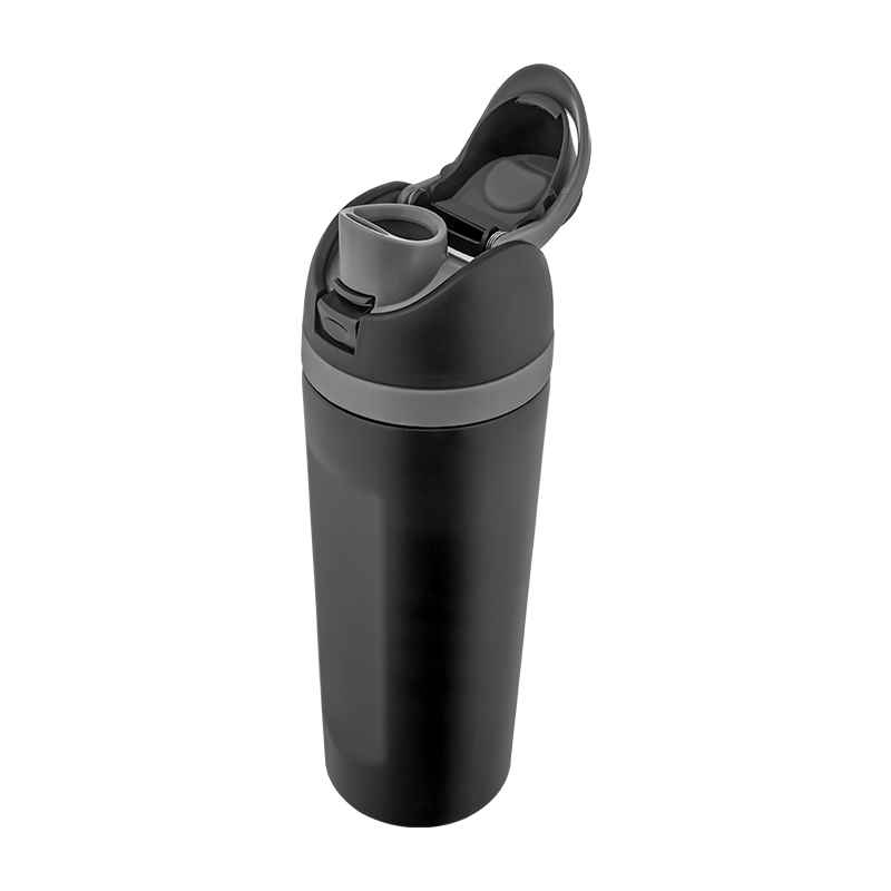 Ucuz Toptan Promosyon 5349 Siyah Çelik Termos / 550 ml Modeli - 8