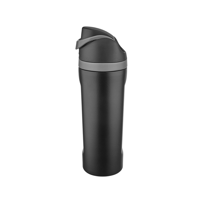 Ucuz Toptan Promosyon 5349 Siyah Çelik Termos / 550 ml Modeli - 1