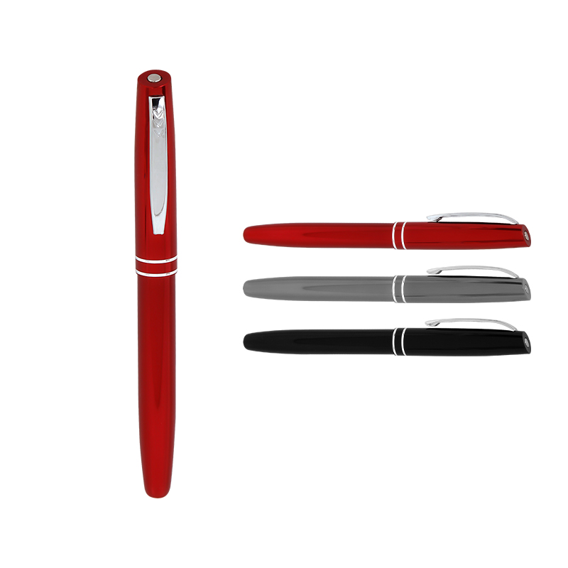 Ucuz Toptan Promosyon 545 Siyah Metal Roller Kalem Modeli - 2