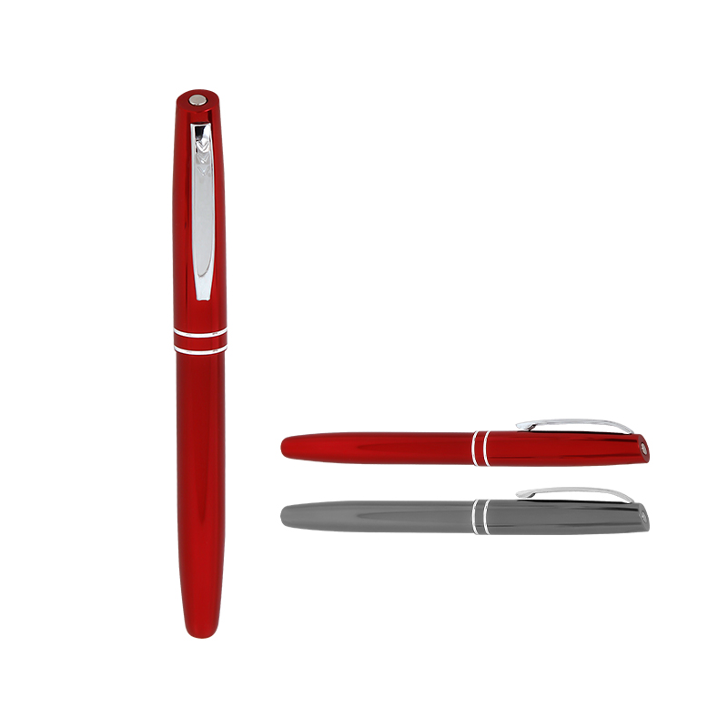 Ucuz Toptan Promosyon 545 Kırmızı Metal Roller Kalem Modeli - 2
