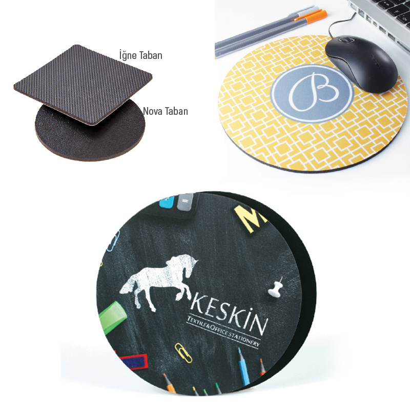 Ucuz Toptan Promosyon 5874 Yuvarlak Standart Yuvarlak Mouse Pad Modeli - 2