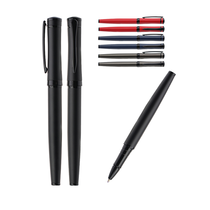 Ucuz Toptan Promosyon 616-R Kırmızı Metal Roller Kalem Modeli - 2