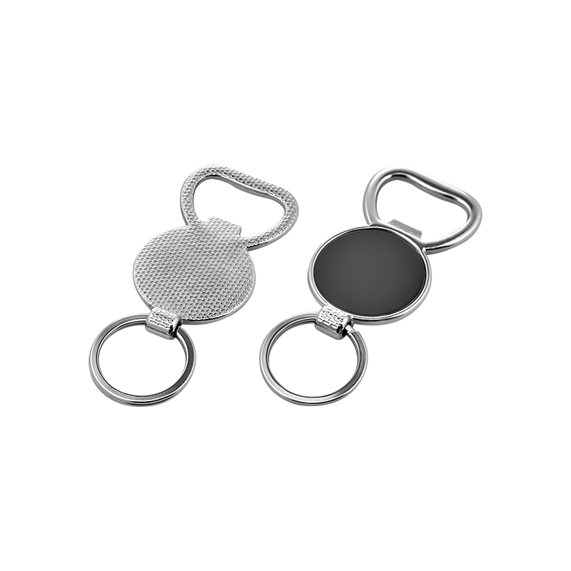 Ucuz Toptan Promosyon 6603 Krom Tek Taraflı Metal Anahtarlık Modeli - 2