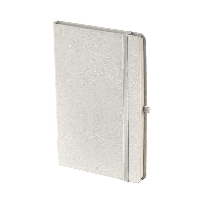 920-EKO Beyaz 13 x 21 Termo Deri̇ Defter (Holmen Ki̇tap Kağıdı - Sadıç Promosyon
