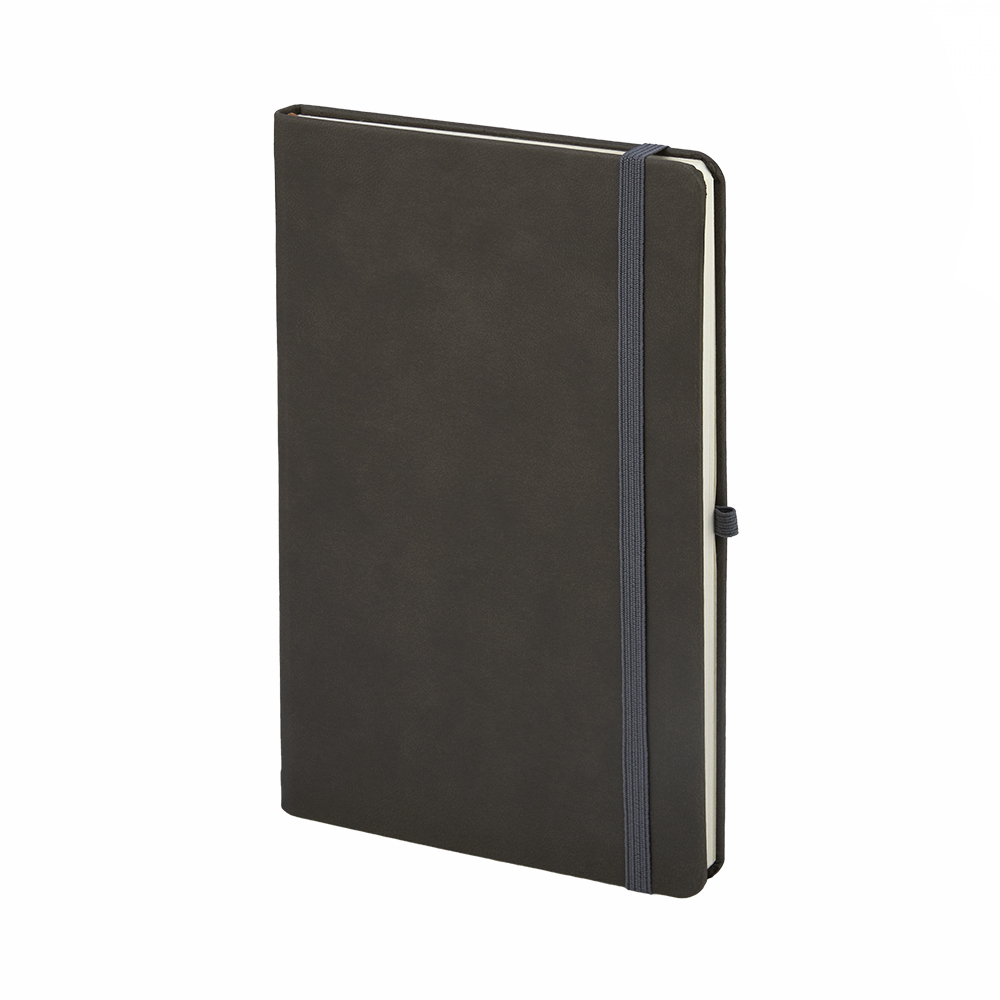920-EKO Füme-Yeşil 13 x 21 Termo Deri̇ Defter (Holmen Ki̇tap Kağıdı - Sadıç Promosyon