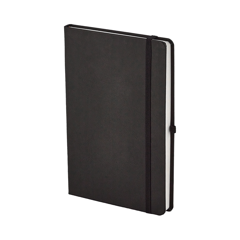 920-EKO Siyah 13 x 21 Termo Deri̇ Defter (Holmen Ki̇tap Kağıdı - Sadıç Promosyon