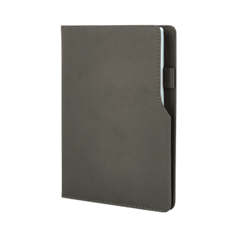 941-HOLMEN Gri-Mat 15 x 21 Termo Deri̇ Defter (Holmen Ki̇tap Kağıdı) - Sadıç Promosyon