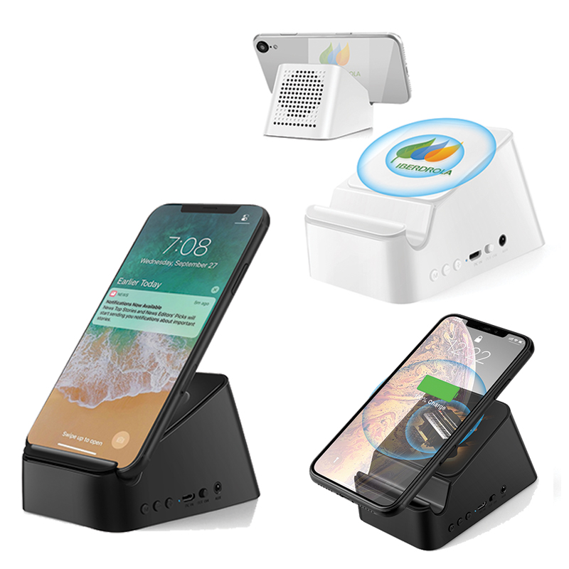 Ucuz Toptan Promosyon SP-4100 Siyah Bluetooth Standlı Hoparlör Modeli - 4