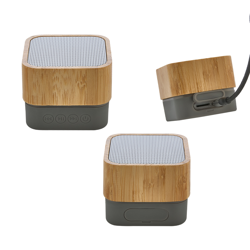 Ucuz Toptan Promosyon SP-4109 Bambu Bluetooth Hoparlör Modeli - 3