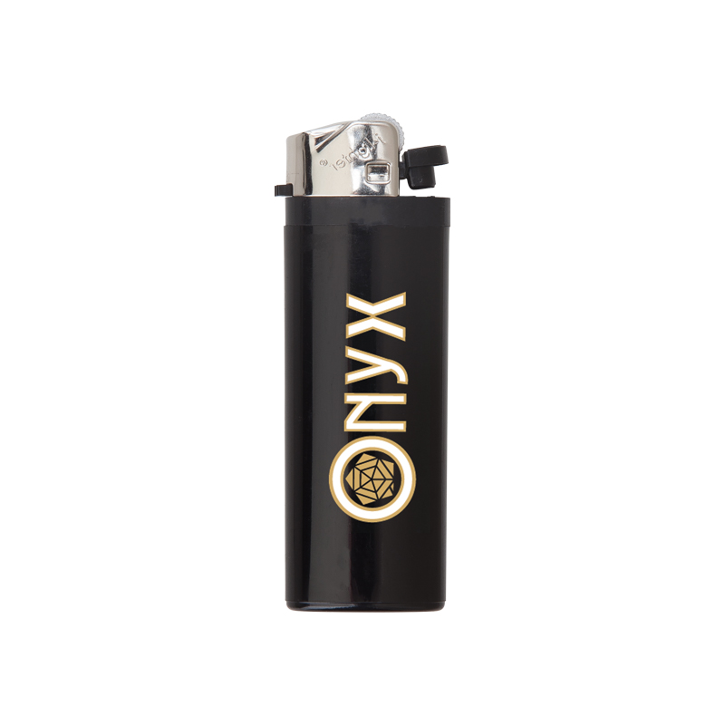 YMN-216 Siyah I-Lighter Mi̇di̇ Taşlı Si̇boplu Çakmak - Sadıç Promosyon