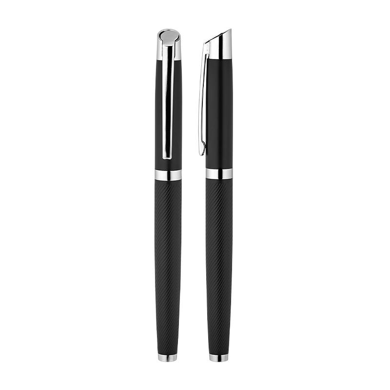 Toptan Promosyon 1111-R Siyah Klips Metal Roller Kalem Modelleri