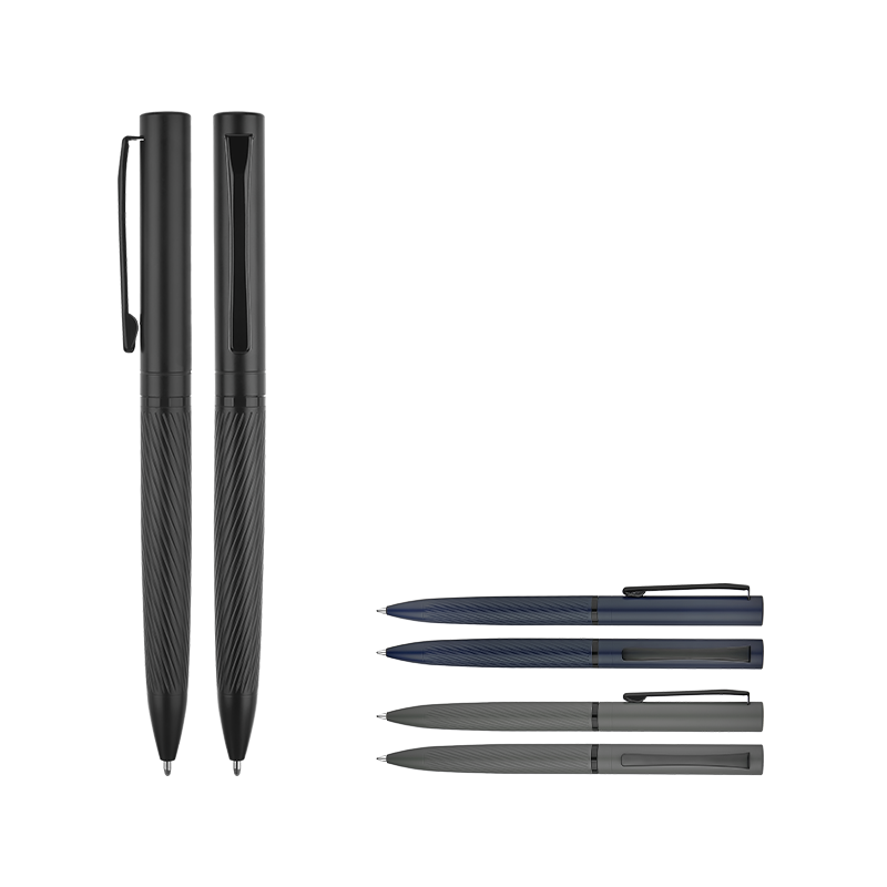 Ucuz Toptan Promosyon 1251-T Füme Metal Tükenmez Kalem Modeli - 2