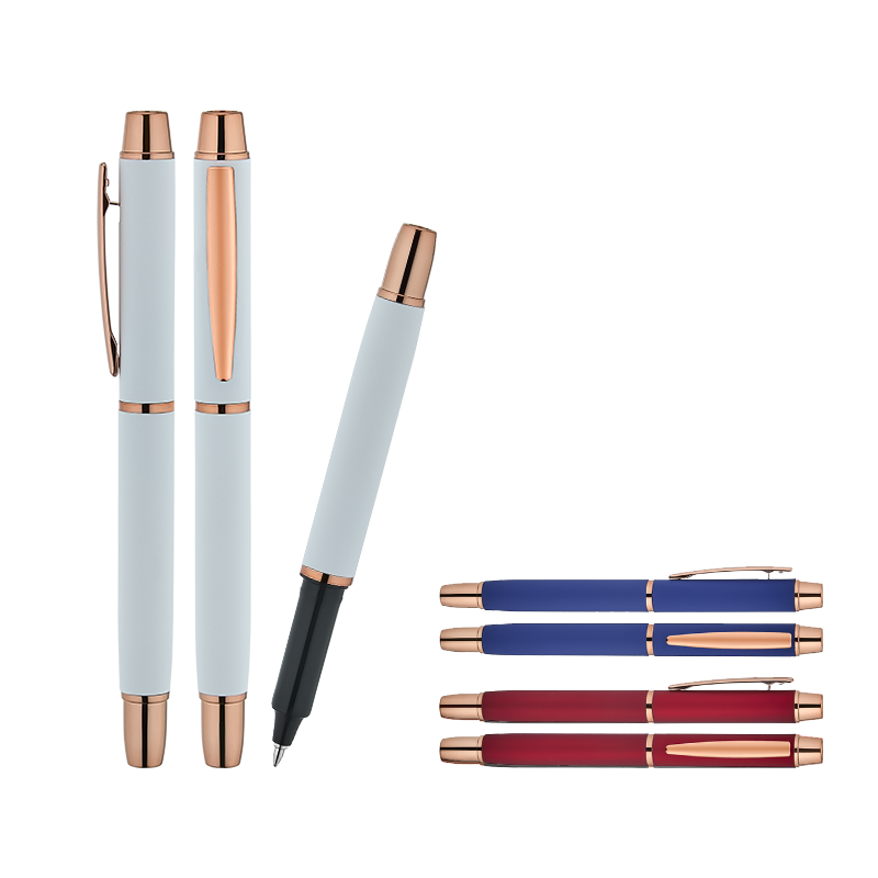 Ucuz Toptan Promosyon 1256-R Kırmızı Metal Roller Kalem Modeli - 2