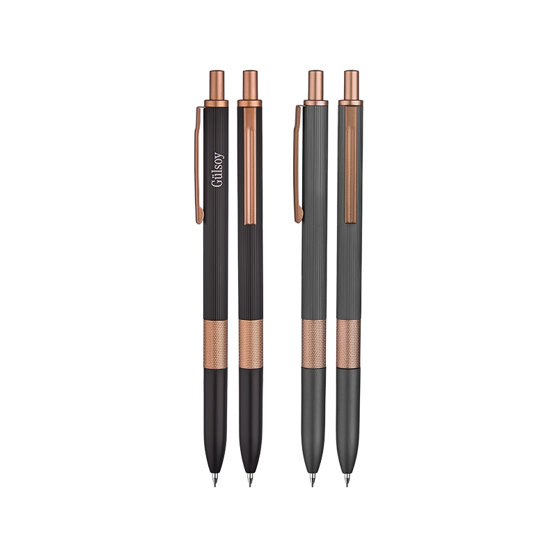 Ucuz Toptan Promosyon 1350-V Siyah Metal Versatil Kalem Modeli - 2