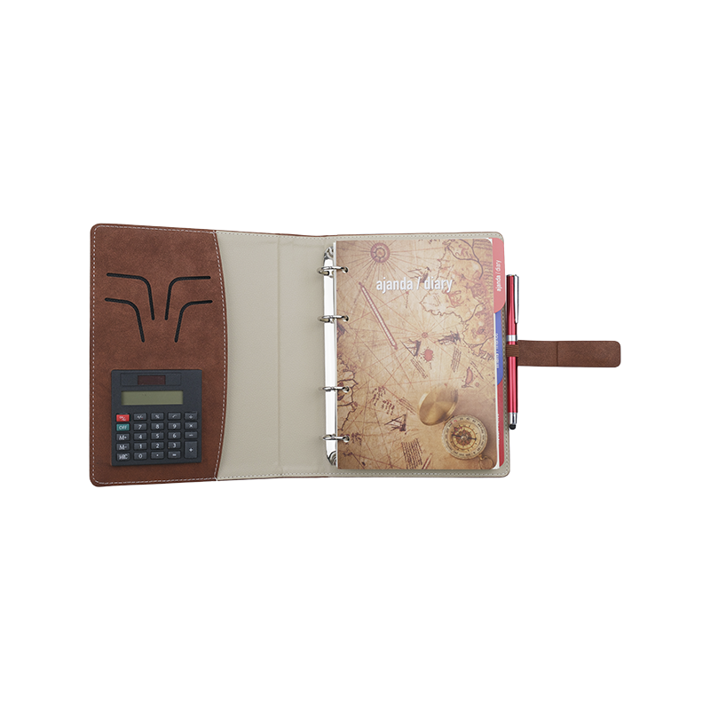 Ucuz Toptan Promosyon 1429 Lacivert Termo Deri Hesap Makineli Tarihli Organizer Modeli - 3