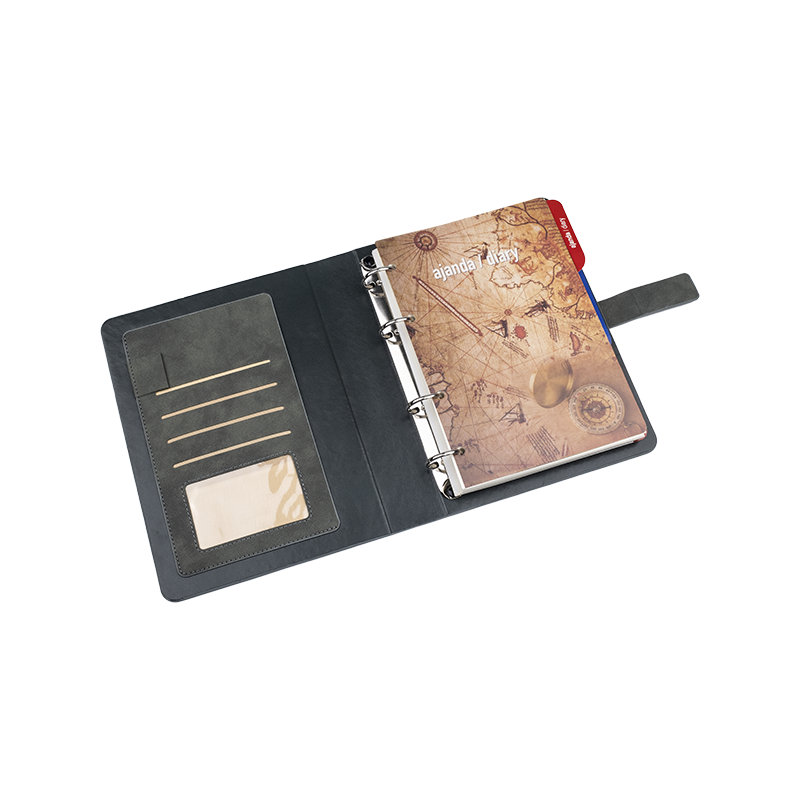 Ucuz Toptan Promosyon 1480 Taba Termo Deri Tarihli Organizer (Ivory Kağıt) Modeli - 3