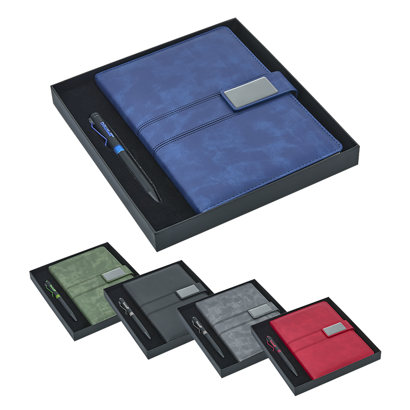 Ucuz Toptan Promosyon 2421-K Gri Hediyelik Set Modeli - 3