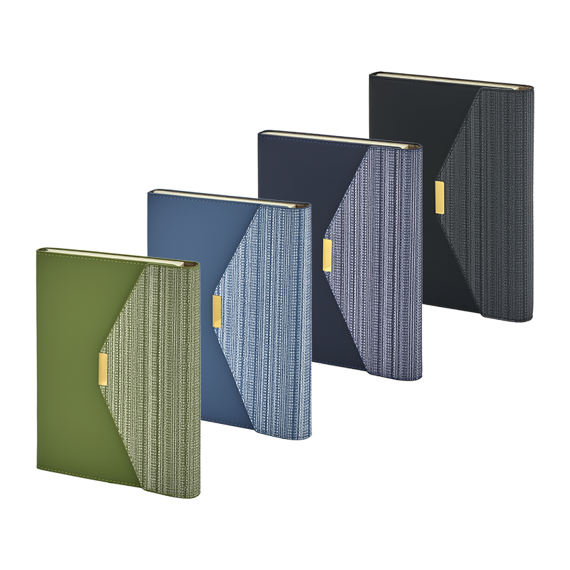 Ucuz Toptan Promosyon 2442 Yeşil 15 x 21 Termo Deri Defter Modeli - 2