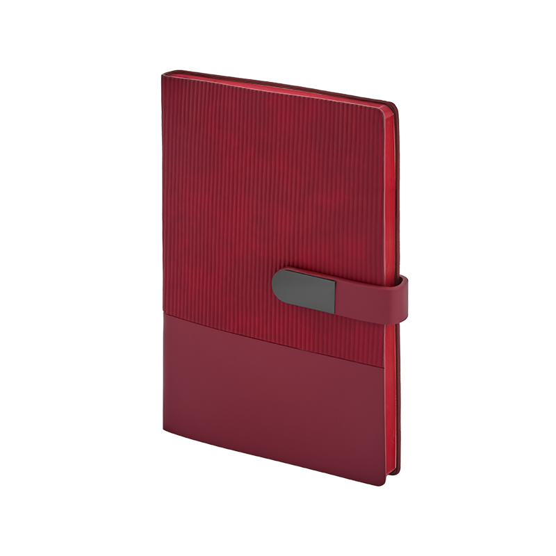 2443 Kırmızı 15 x 21 Yumuşak Kapaklı Termo Deri Defter - Sadıç Promosyon