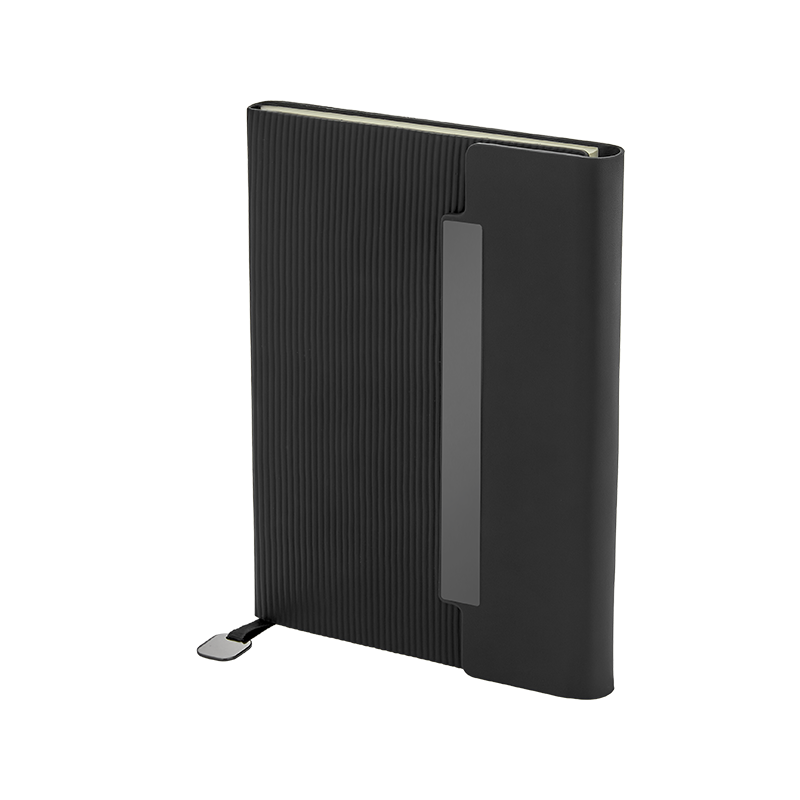 Toptan Promosyon 2444 Siyah 15 x 21 Termo Deri Defter Modelleri
