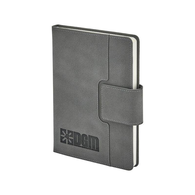2447 Gri 15 x 21 Termo Deri Defter - Sadıç Promosyon