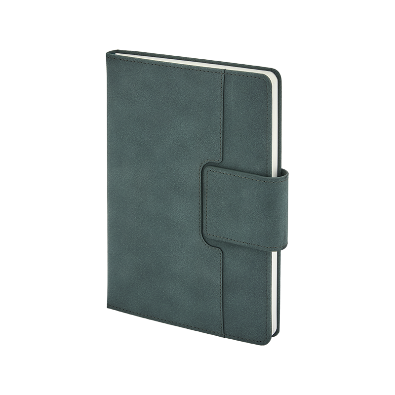 2447 Yeşil 15 x 21 Termo Deri Defter - Sadıç Promosyon