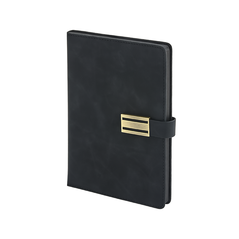 Toptan Promosyon 2448 Siyah 15 x 21 Termo Deri Defter Modelleri