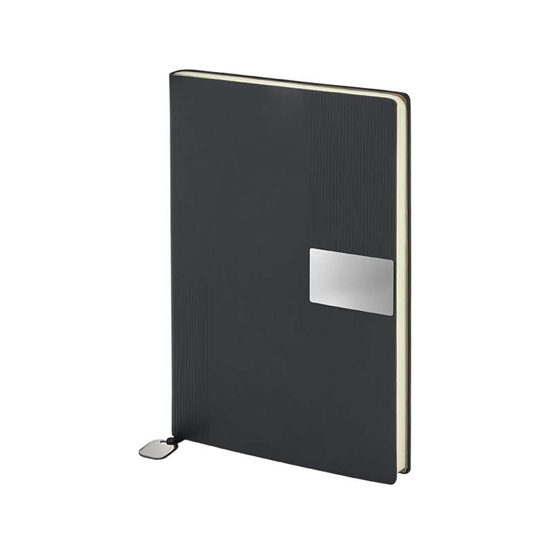 Toptan Promosyon 2449 Siyah 15 x 21 Termo Deri Defter Modelleri