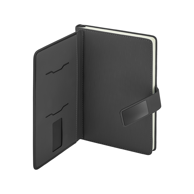 Ucuz Toptan Promosyon 2452 Lacivert 15 x 21 Termo Deri Defter Modeli - 3
