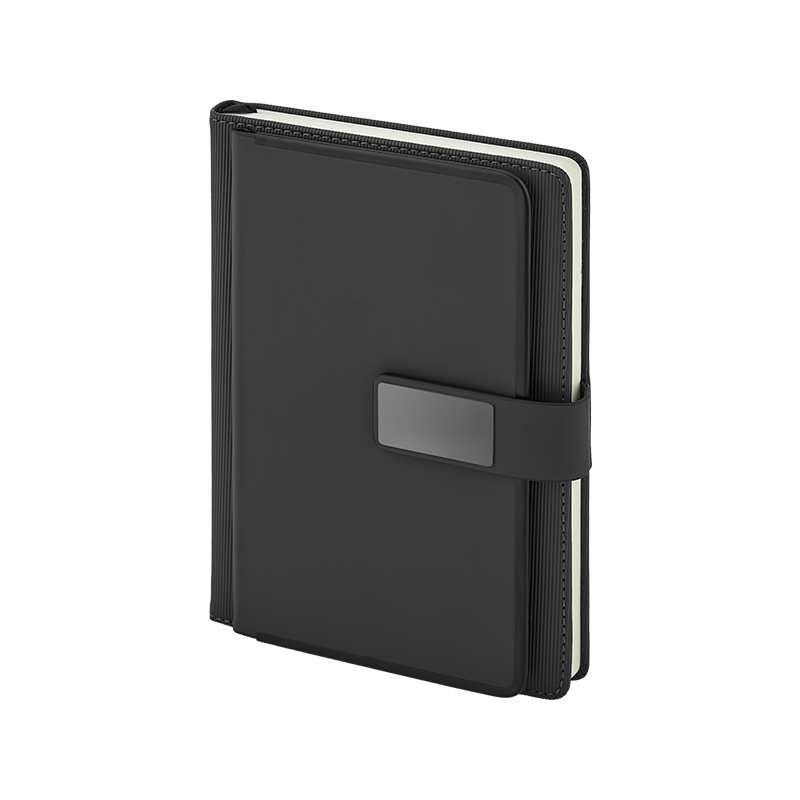 Toptan Promosyon 2452 Siyah 15 x 21 Termo Deri Defter Modelleri