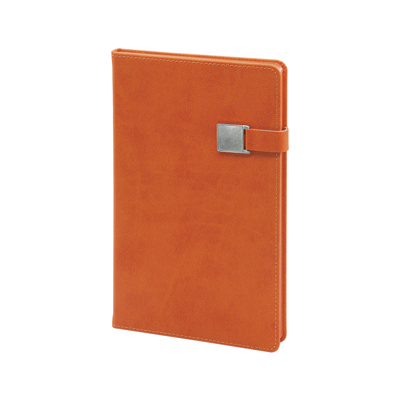 Toptan Promosyon 2660 Turuncu 15 x 21 Termo Deri Defter Modelleri