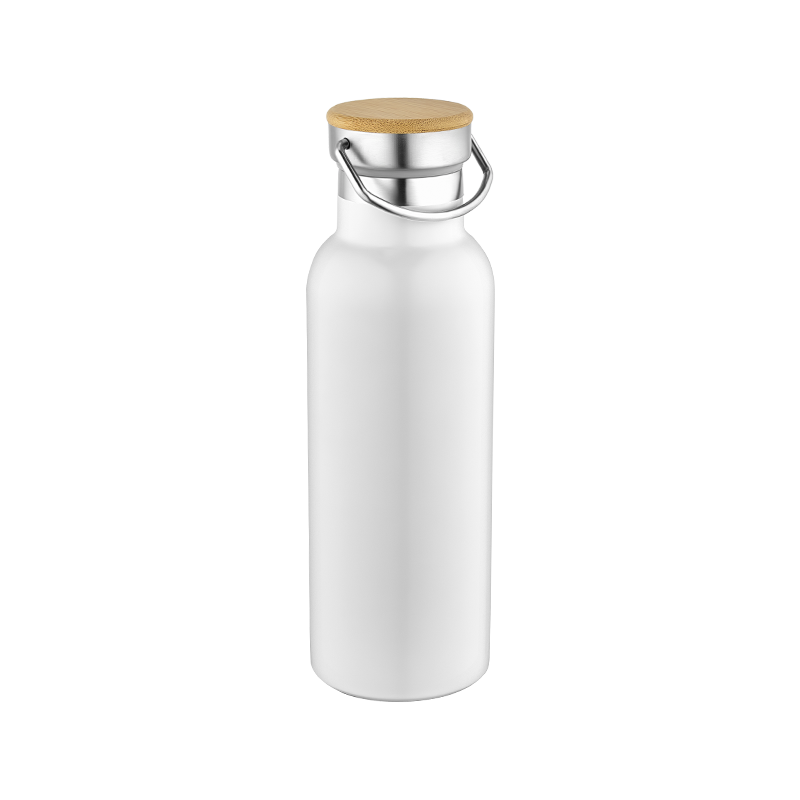 Ucuz Toptan Promosyon 5356 Beyaz Çelik Termos / 500 ml Modeli - 2