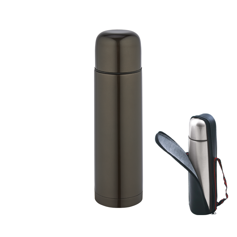 5750 Parlak Füme Çelik Termos / 750 ml - Termos - Mug Promosyon Ürünü
