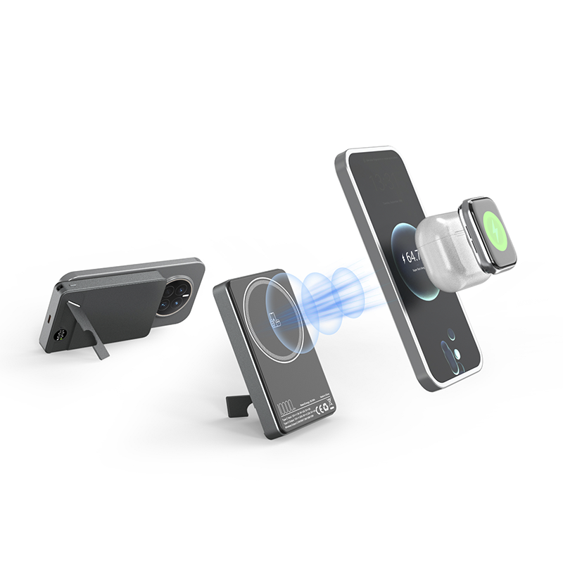 Ucuz Toptan Promosyon PB-4021 Siyah 10.000 mAh MagSafe Powerbank Modeli - 9